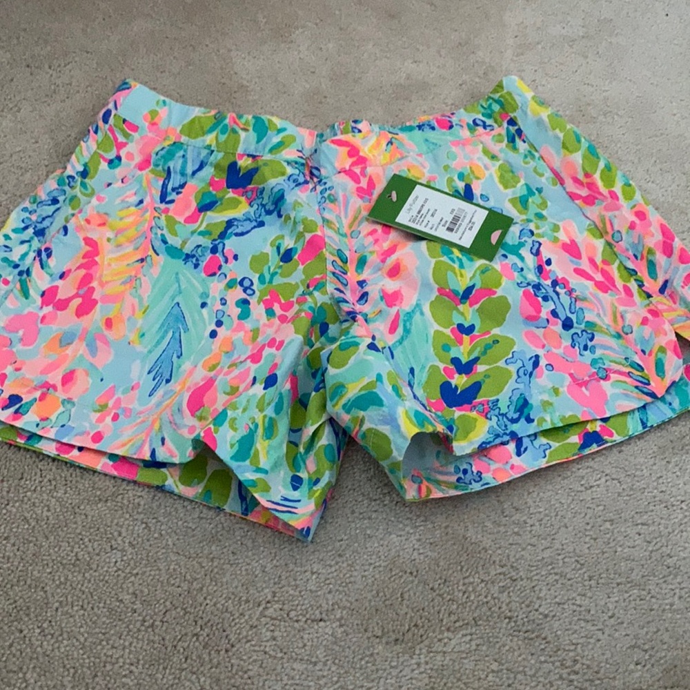 Adorable Lilly Pulitzer NWT Ocean View Shorts XXS